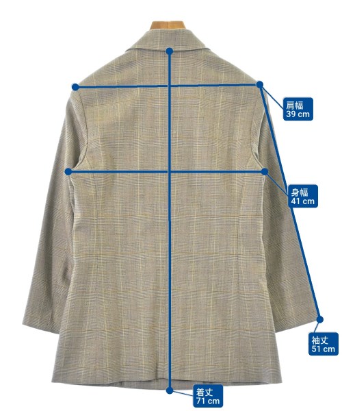 FRAY I.D（フレイアイディー）ジャケット 茶 サイズ:1(M位) レディース/2200646928111