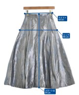 FRAY I.D（フレイアイディー）ロング・マキシ丈スカート シルバー サイズ:0(S位) レディース/2200647052075