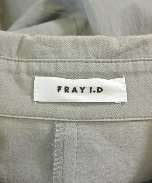 FRAY I.D（フレイアイディー）シャツワンピース カーキ サイズ:0(S位) レディース/2200655290049