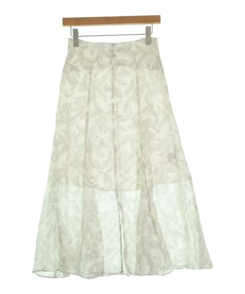 FRAY I.D(フレイアイディー)ロング・マキシ丈スカート 白 サイズ:0(S位)/2200652438178