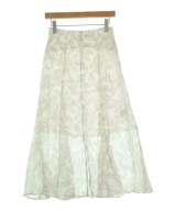 FRAY I.D（フレイアイディー）ロング・マキシ丈スカート 白 サイズ:0(S位) レディース/2200652438178