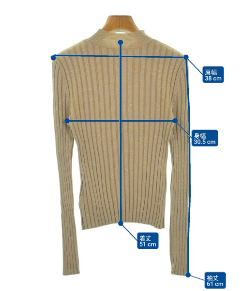 FRAY I.D（フレイアイディー）ニット・セーター ベージュ サイズ:F レディース/2200653765129