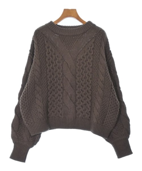 FRAY I.D(フレイアイディー)ニット・セーター 茶 サイズ:F/2200655321033