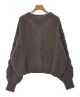 FRAY I.D（フレイアイディー）ニット・セーター 茶 サイズ:F レディース/2200655321033