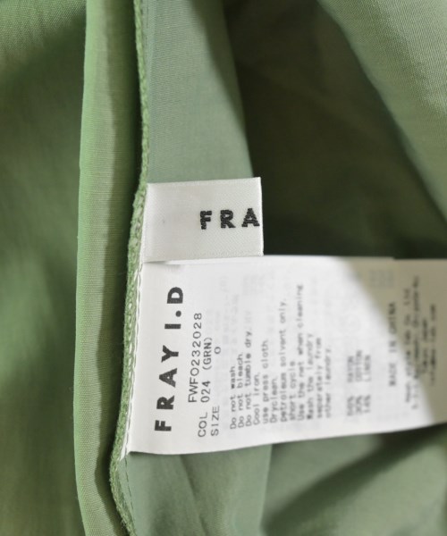 FRAY I.D（フレイアイディー）ワンピース 緑 サイズ:0(S位) レディース/2200660521039