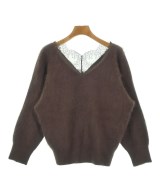 FRAY I.D（フレイアイディー）ニット・セーター 茶 サイズ:ONE レディース/2200651694032