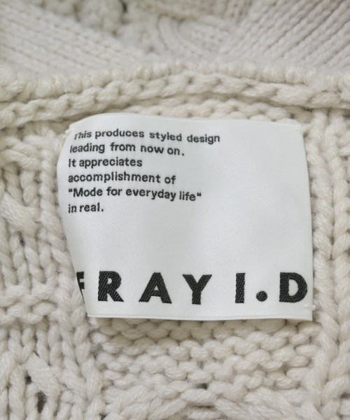 FRAY I.D（フレイアイディー）カーディガン 白 サイズ:ONE レディース/2200656447190