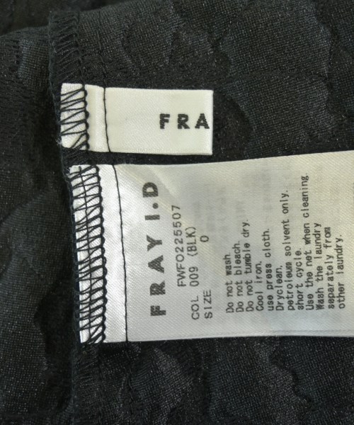 FRAY I.D（フレイアイディー）ワンピース 黒 サイズ:0(S位) レディース/2200661226049