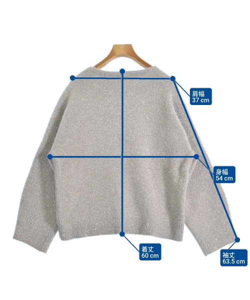 FRAY I.D（フレイアイディー）ニット・セーター グレー サイズ:ONE レディース/2200658130038