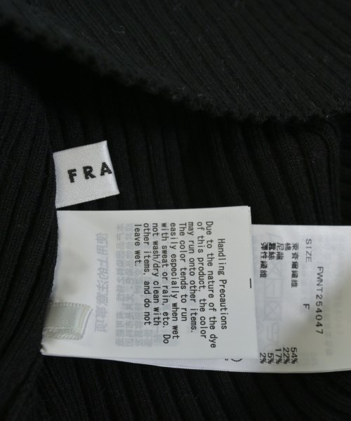 FRAY I.D（フレイアイディー）ニット・セーター 黒 サイズ:F レディース/2200646495033