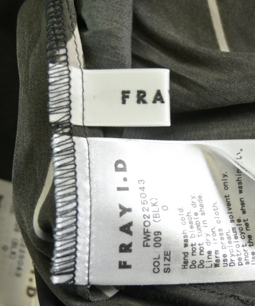 FRAY I.D（フレイアイディー）ワンピース 黒 サイズ:0(S位) レディース/2200661573136