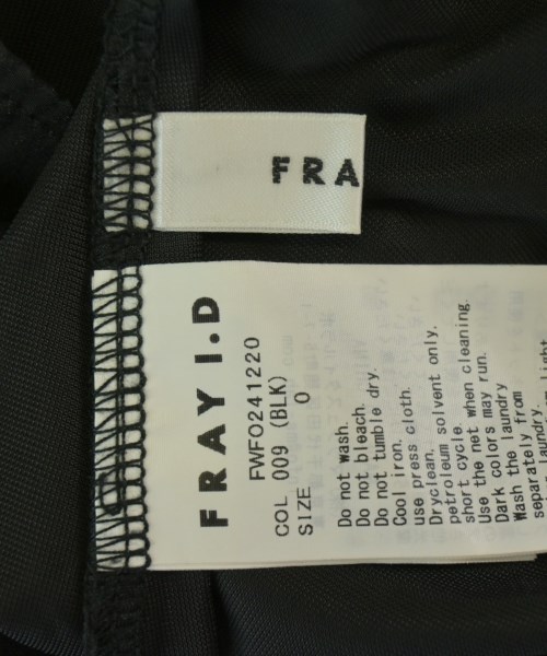 FRAY I.D（フレイアイディー）ワンピース 黒 サイズ:0(S位) レディース/2200715024058