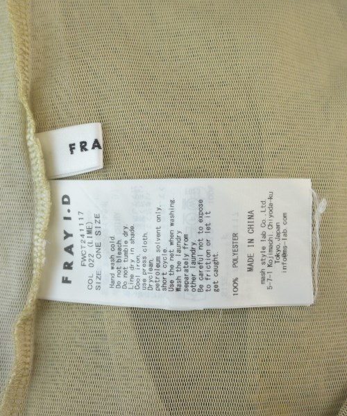 FRAY I.D（フレイアイディー）Tシャツ・カットソー ベージュ サイズ:F レディース/2200717642069