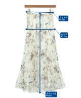 FRAY I.D（フレイアイディー）ロング・マキシ丈スカート 白 サイズ:0(S位) レディース/2200715673096
