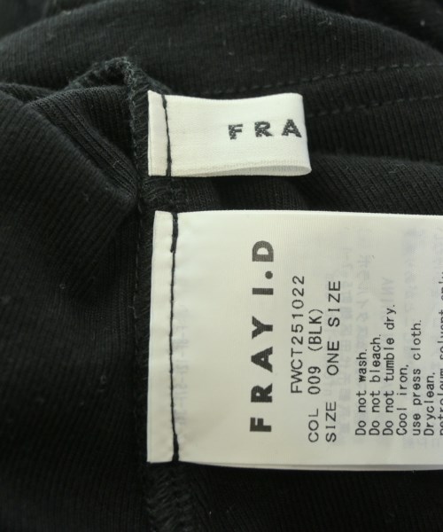 FRAY I.D（フレイアイディー）Tシャツ・カットソー 黒 サイズ:F レディース/2200646909080