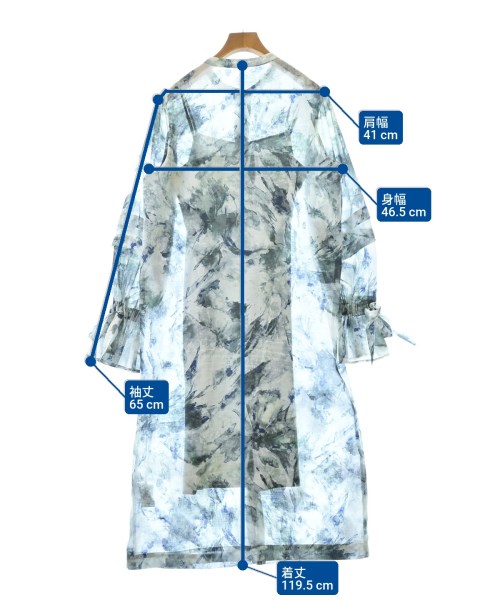 FRAY I.D（フレイアイディー）シャツワンピース 青 サイズ:0(S位) レディース/2200648169017