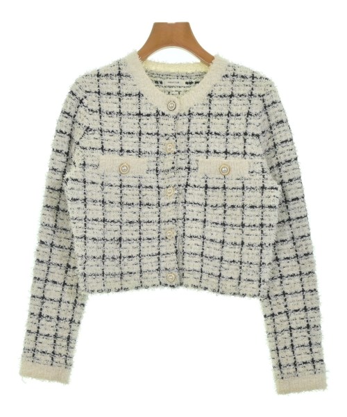 FRAY I.D(フレイアイディー)ノーカラージャケット 白 サイズ:F/2200648169031