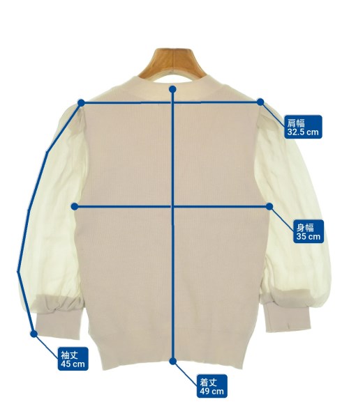 FRAY I.D（フレイアイディー）ニット・セーター ベージュ サイズ:F レディース/2200647468050