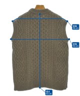 FRAY I.D（フレイアイディー）ベスト/ノースリーブ 茶 サイズ:F レディース/2200648678045