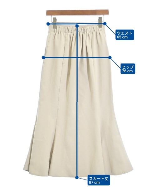 FRAY I.D（フレイアイディー）ロング・マキシ丈スカート 白 サイズ:ONE レディース/2200648994060