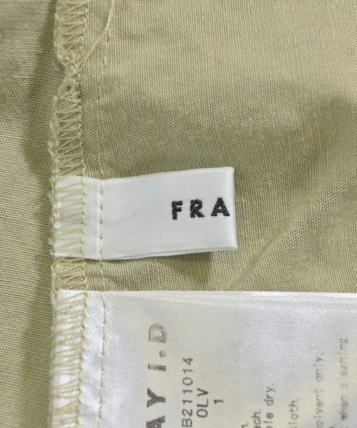 FRAY I.D（フレイアイディー）ブラウス カーキ サイズ:1(M位) レディース/2200648982050