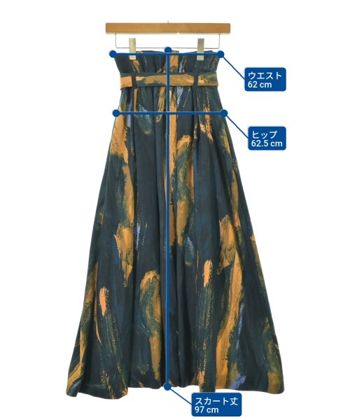 FRAY I.D（フレイアイディー）ロング・マキシ丈スカート 紺 サイズ:1(M位) レディース/2200646811017