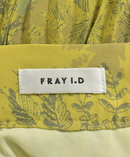 FRAY I.D（フレイアイディー）ロング・マキシ丈スカート 黄 サイズ:1(M位) レディース/2200646811024
