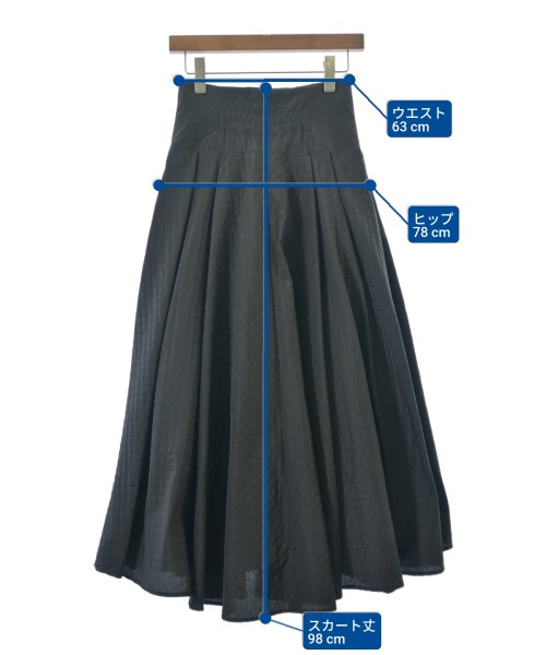 FRAY I.D（フレイアイディー）ロング・マキシ丈スカート 黒 サイズ:0(S位) レディース/2200651410021