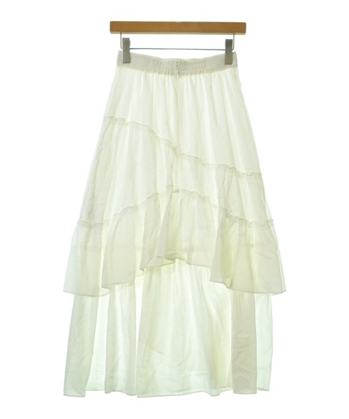 FRAY I.D（フレイアイディー）ロング・マキシ丈スカート 白 サイズ:0(S位) レディース/2200644107044