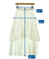 FRAY I.D（フレイアイディー）ロング・マキシ丈スカート 白 サイズ:0(S位) レディース/2200644107044