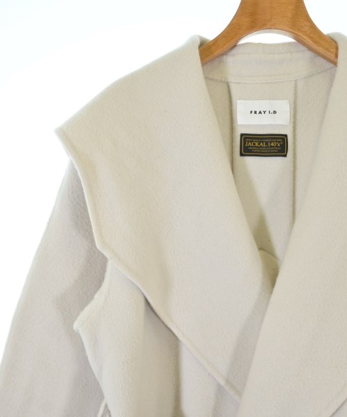 FRAY I.D（フレイアイディー）ステンカラーコート 白 サイズ:1(M位) レディース/2200647279014
