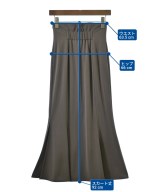 FRAY I.D（フレイアイディー）ロング・マキシ丈スカート グレー サイズ:0(S位) レディース/2200700957118