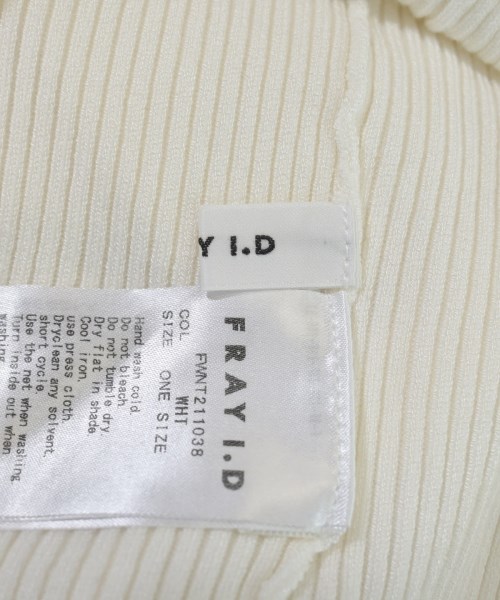 FRAY I.D（フレイアイディー）ニット・セーター 白 サイズ:ONE レディース/2200660212210