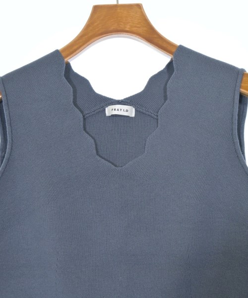 FRAY I.D（フレイアイディー）ベスト/ノースリーブ 青 サイズ:F レディース/2200659431165