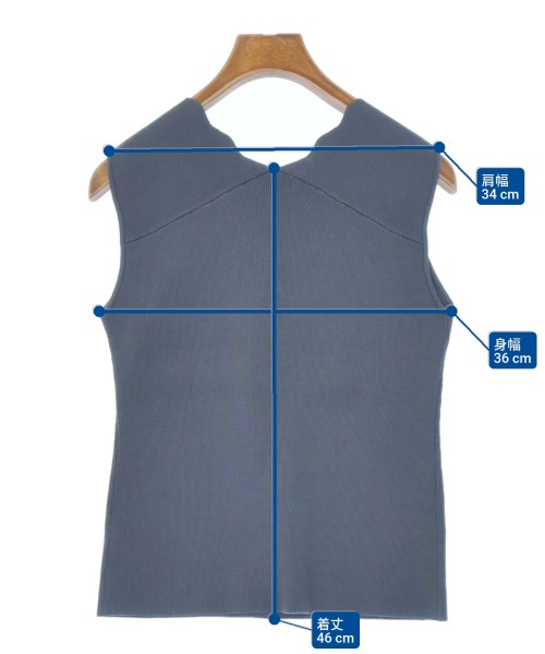 FRAY I.D（フレイアイディー）ベスト/ノースリーブ 青 サイズ:F レディース/2200659431165