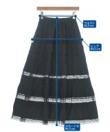 FRAY I.D（フレイアイディー）ロング・マキシ丈スカート 黒 サイズ:0(S位) レディース/2200661137031