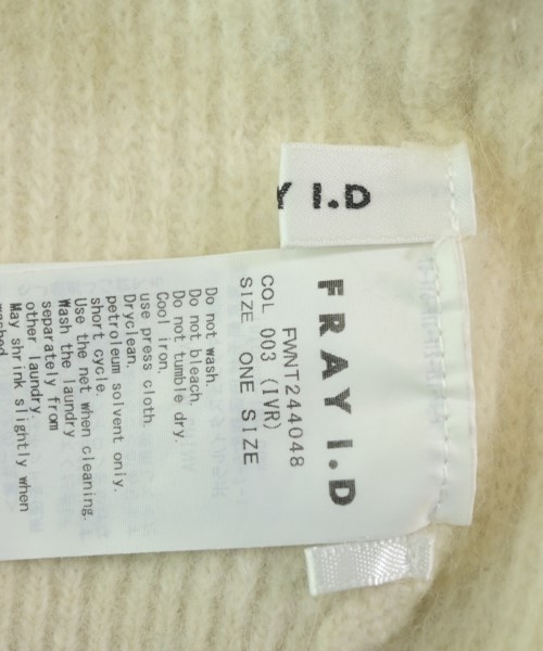FRAY I.D（フレイアイディー）ニット・セーター 白 サイズ:ONE レディース/2200662866015