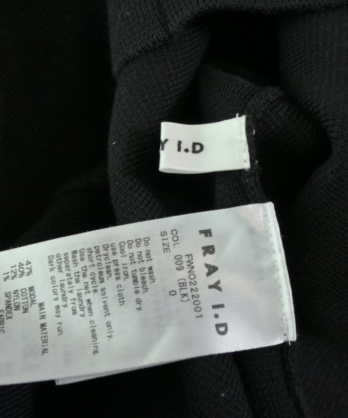 FRAY I.D（フレイアイディー）ワンピース 黒 サイズ:0(S位) レディース/2200663257041