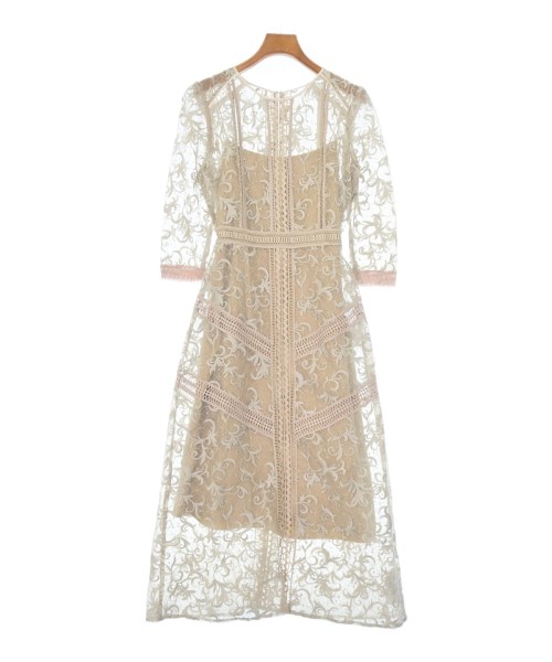 FRAY I.D(フレイアイディー)ワンピース ベージュ サイズ:1(M位)/2200666773029