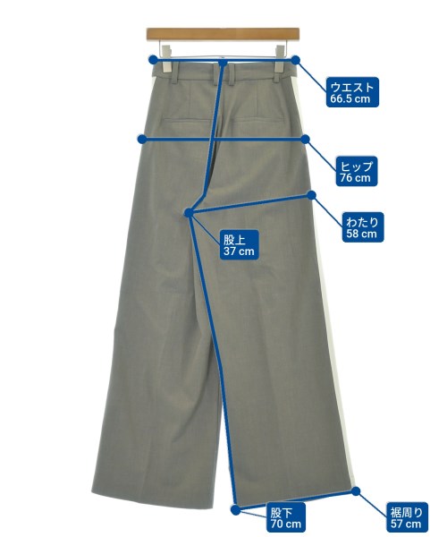 FRAY I.D（フレイアイディー）スラックス グレー サイズ:1(M位) レディース/2200662959038