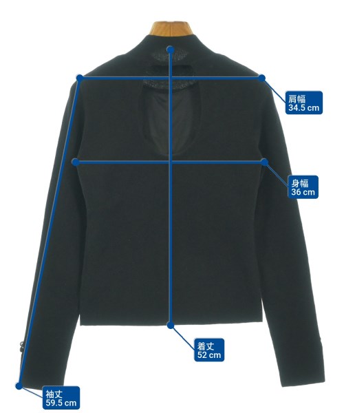 FRAY I.D（フレイアイディー）ニット・セーター 黒 サイズ:F レディース/2200660756097