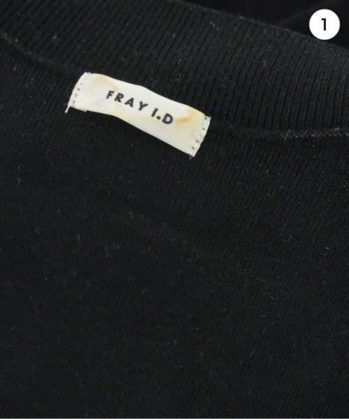 FRAY I.D（フレイアイディー）ニット・セーター 黒 サイズ:F レディース/2200668633024