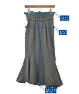 FRAY I.D（フレイアイディー）ロング・マキシ丈スカート グレー サイズ:0(S位) レディース/2200665615030