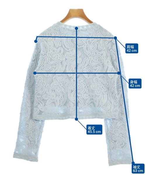 FRAY I.D（フレイアイディー）カーディガン 青 サイズ:ONE レディース/2200668779036