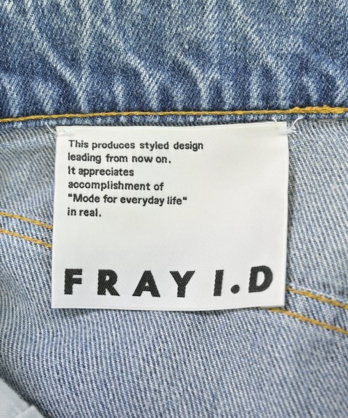 FRAY I.D（フレイアイディー）デニムパンツ 青 サイズ:0(S位) レディース/2200668603027