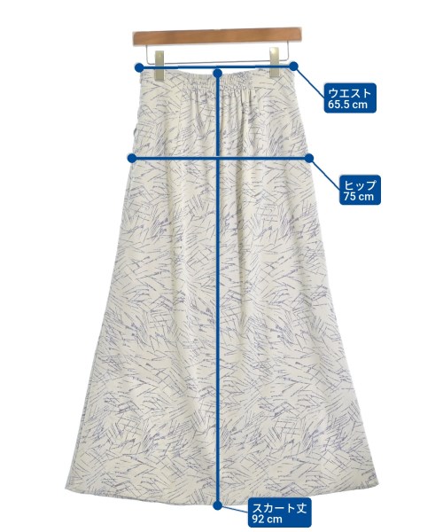 FRAY I.D（フレイアイディー）ロング・マキシ丈スカート 白 サイズ:1(M位) レディース/2200668479011