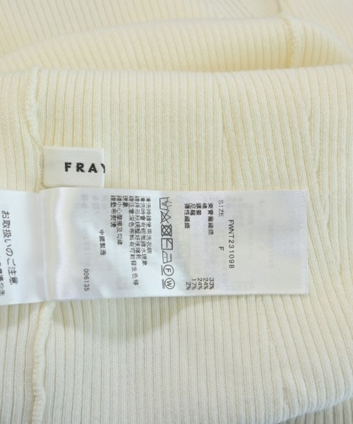 FRAY I.D（フレイアイディー）ニット・セーター 白 サイズ:F レディース/2200731148059