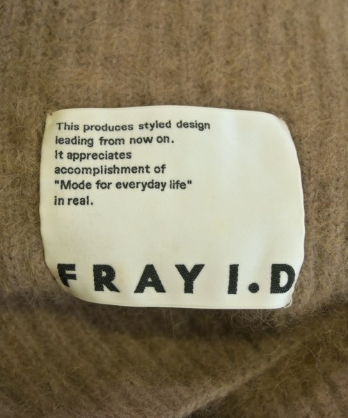 FRAY I.D（フレイアイディー）ニット・セーター 茶 サイズ:F レディース/2200727152053