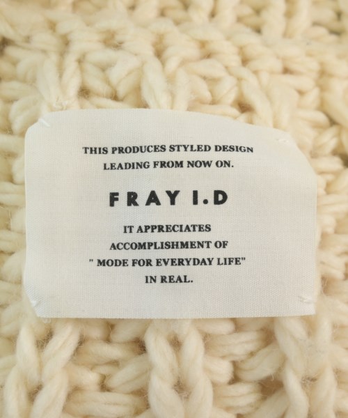 FRAY I.D（フレイアイディー）カーディガン 白 サイズ:F レディース/2200725446048