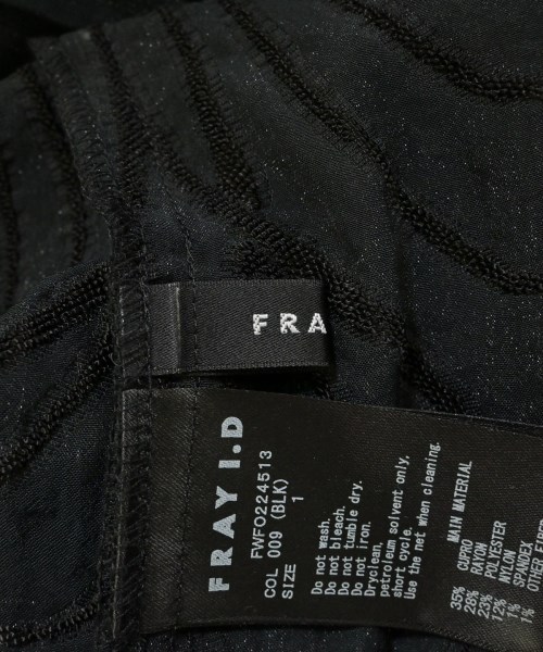 FRAY I.D（フレイアイディー）ワンピース 黒 サイズ:1(M位) レディース/2200725884024